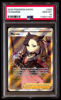 PSA 10 Marnie 200 Pokemon Sword & Shield 2020 | eBay