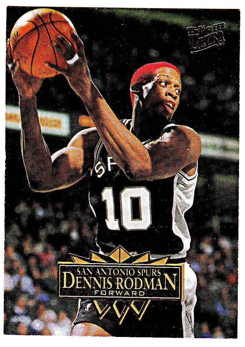 1995-96 ULTRA #168 DENNIS RODMAN San Antonio Spurs Basketball Card