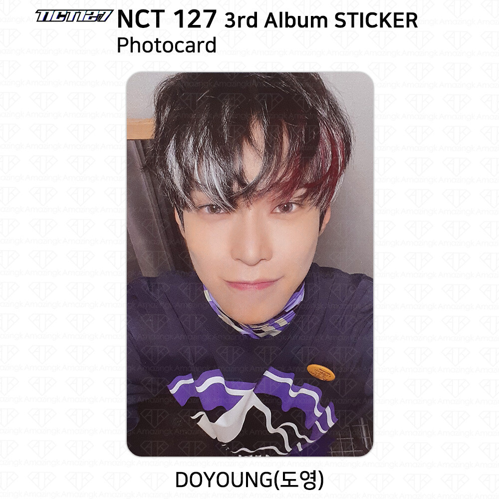 NCT NCT127 3rd Album Sticker Sticky Version Official Photocard