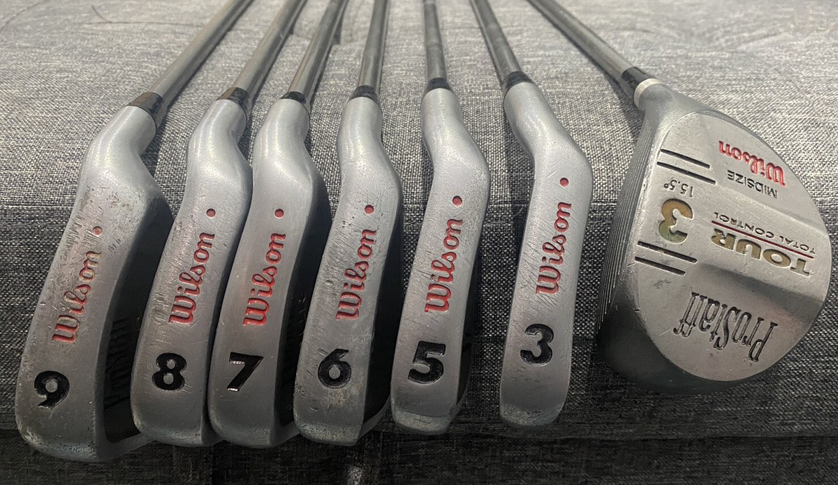 Set of 7 - Wilson Pro Staff Tour - Midsize - Irons 3, 5, 6, 7, 8