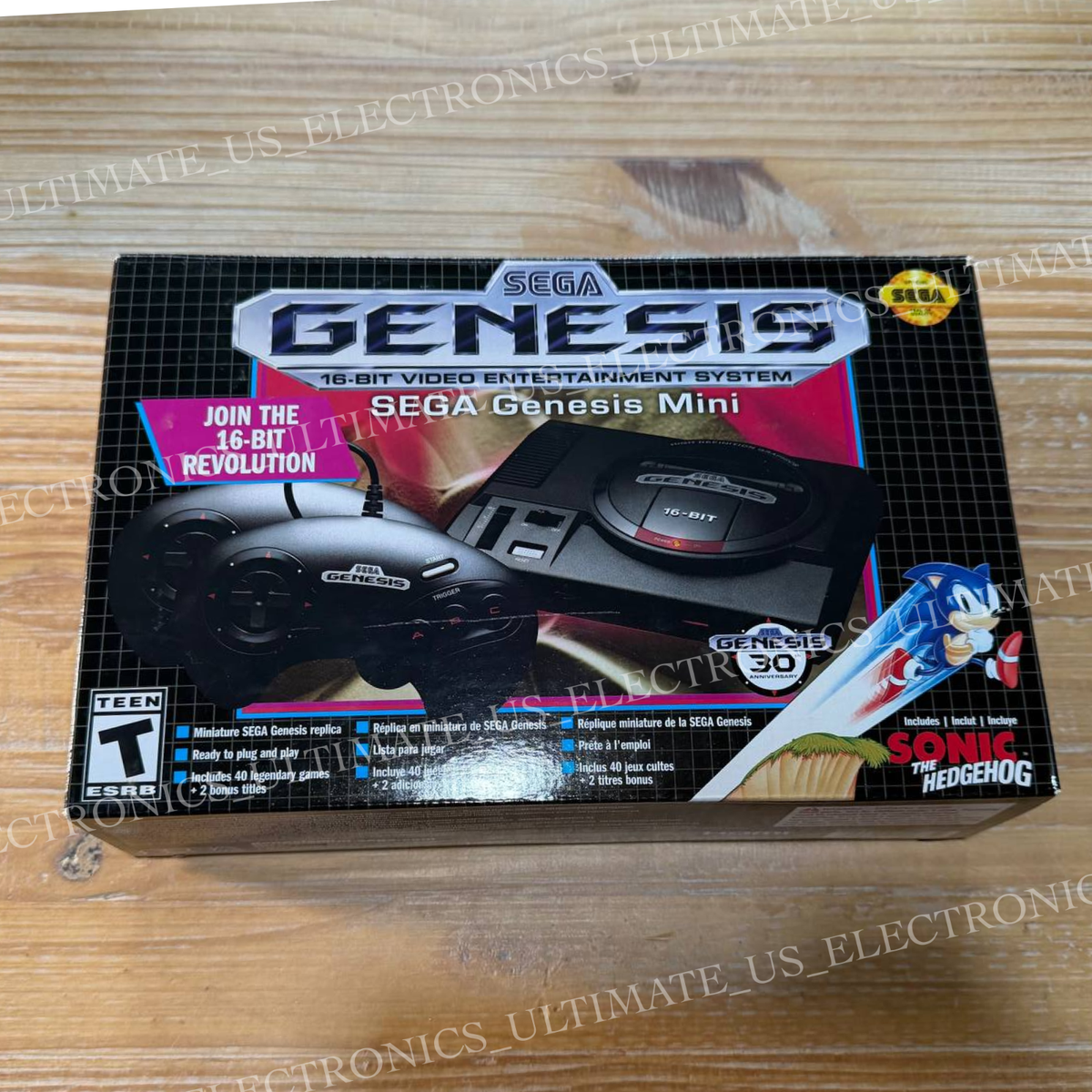 SEGA GENESIS Mini By SEGA Console 42 GAMES 30 Years Anniversary