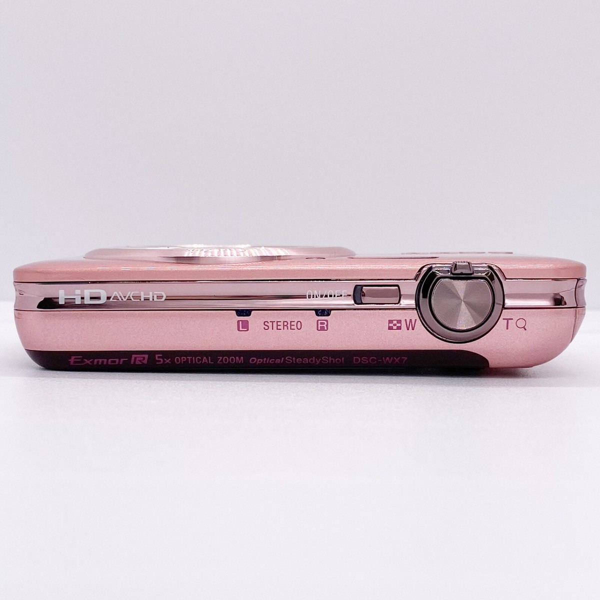 SONY Cyber-Shot DSC-WX7 Pink Digital Compact Camera 5x zoom w