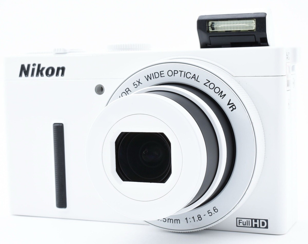Nikon Coolpix P340 Compact Digital Camera | 3 in Screen | White