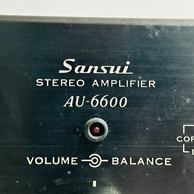 Sansui Model AU-6600 pre-main amp | eBay