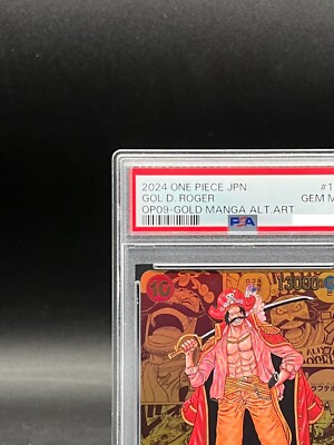 PSA 10 Roger Gold Manga Alt Art OP09-118 Comic Parallel ONE PIECE