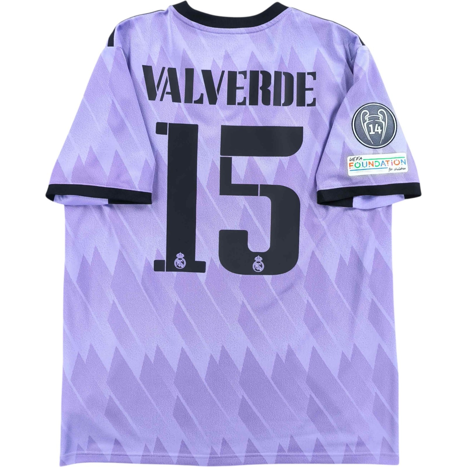 Real Madrid 22-23 Adidas away UCL Federico Valverde football