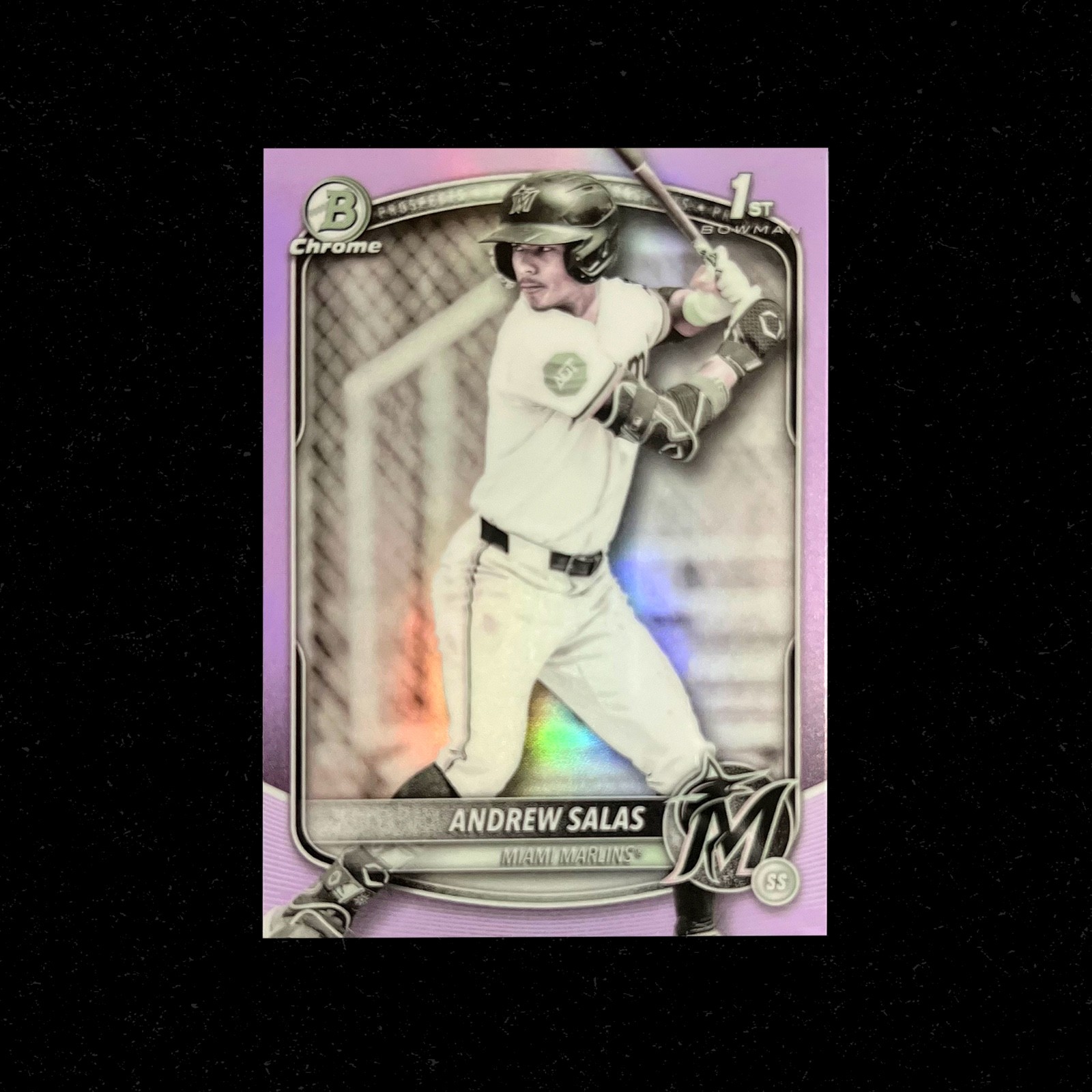 2025 Bowman Chrome Andrew Salas 1st Bowman PEARL REFRACTOR SUPER
