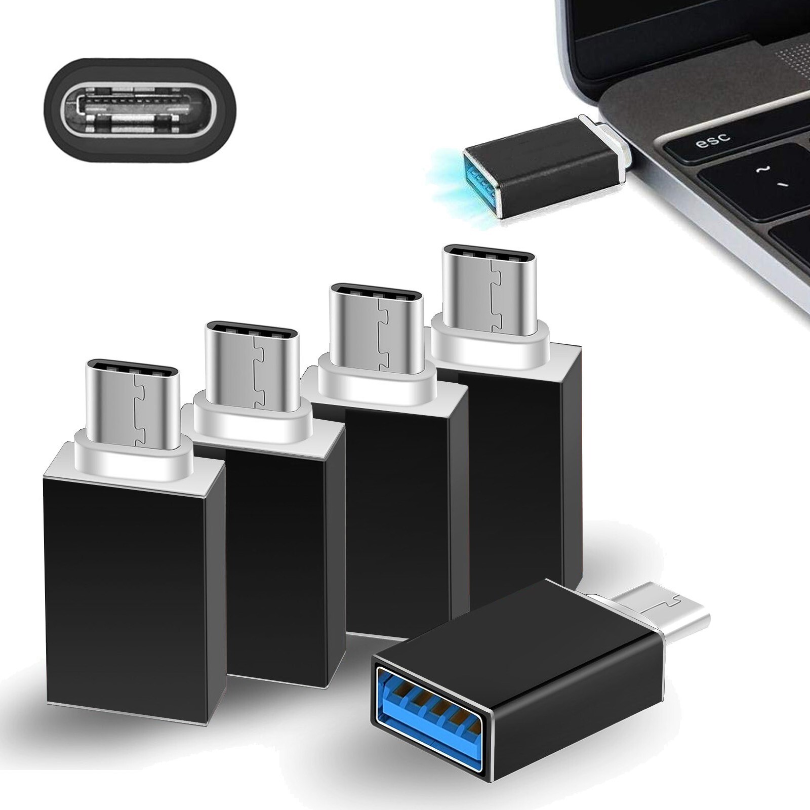 For 2025 MacBook Air M4 13 15 A3241 A3240 Type C USB 3.1 to USB