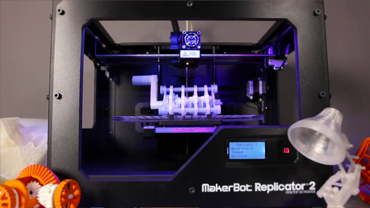 CADファイルから簡単に立体印刷ができる3Dプリンタ「Replicator 2