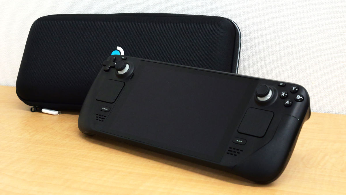いつでもPCゲームをプレイできる携帯型ゲーミングPC「Steam Deck」外観