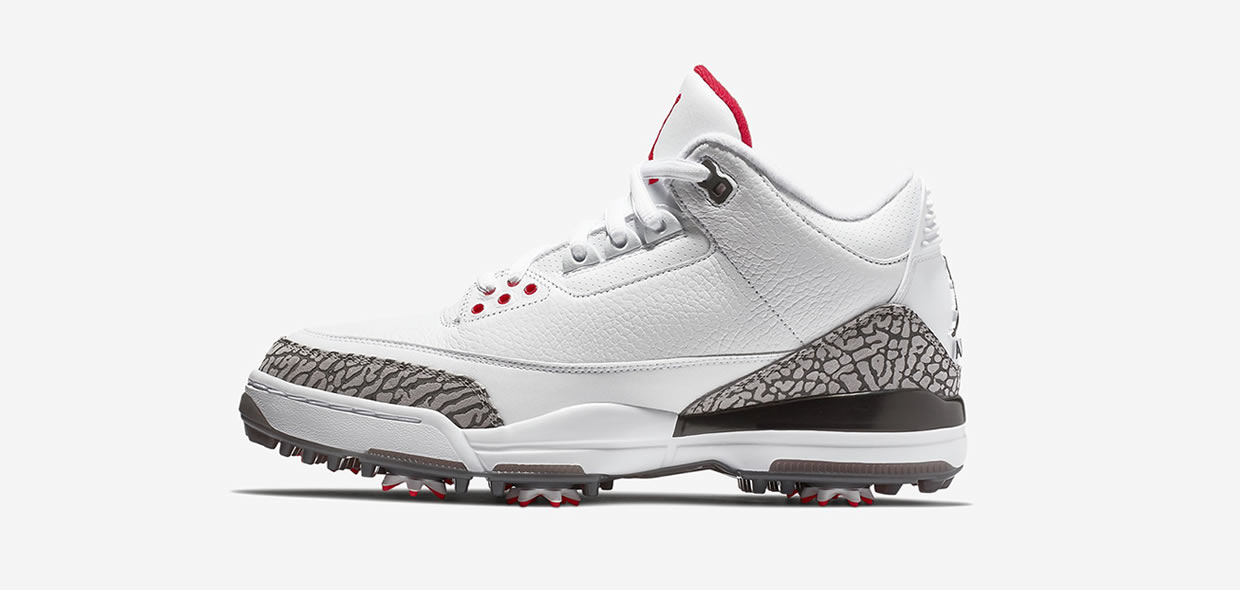 ナイキゴルフより、人気のスニーカー エア ジョーダン3を踏襲した