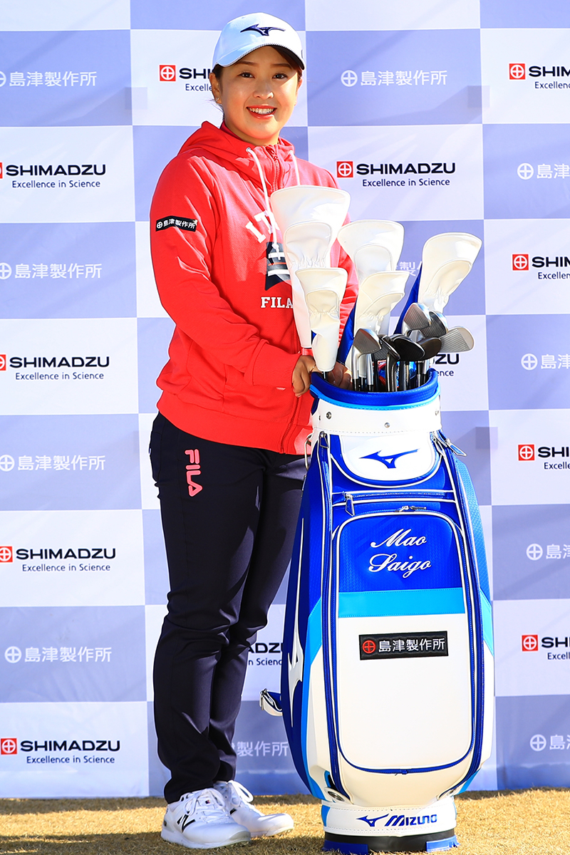 昨季賞金ランク4位の西郷真央が「島津製作所」と所属契約 目指すは「初