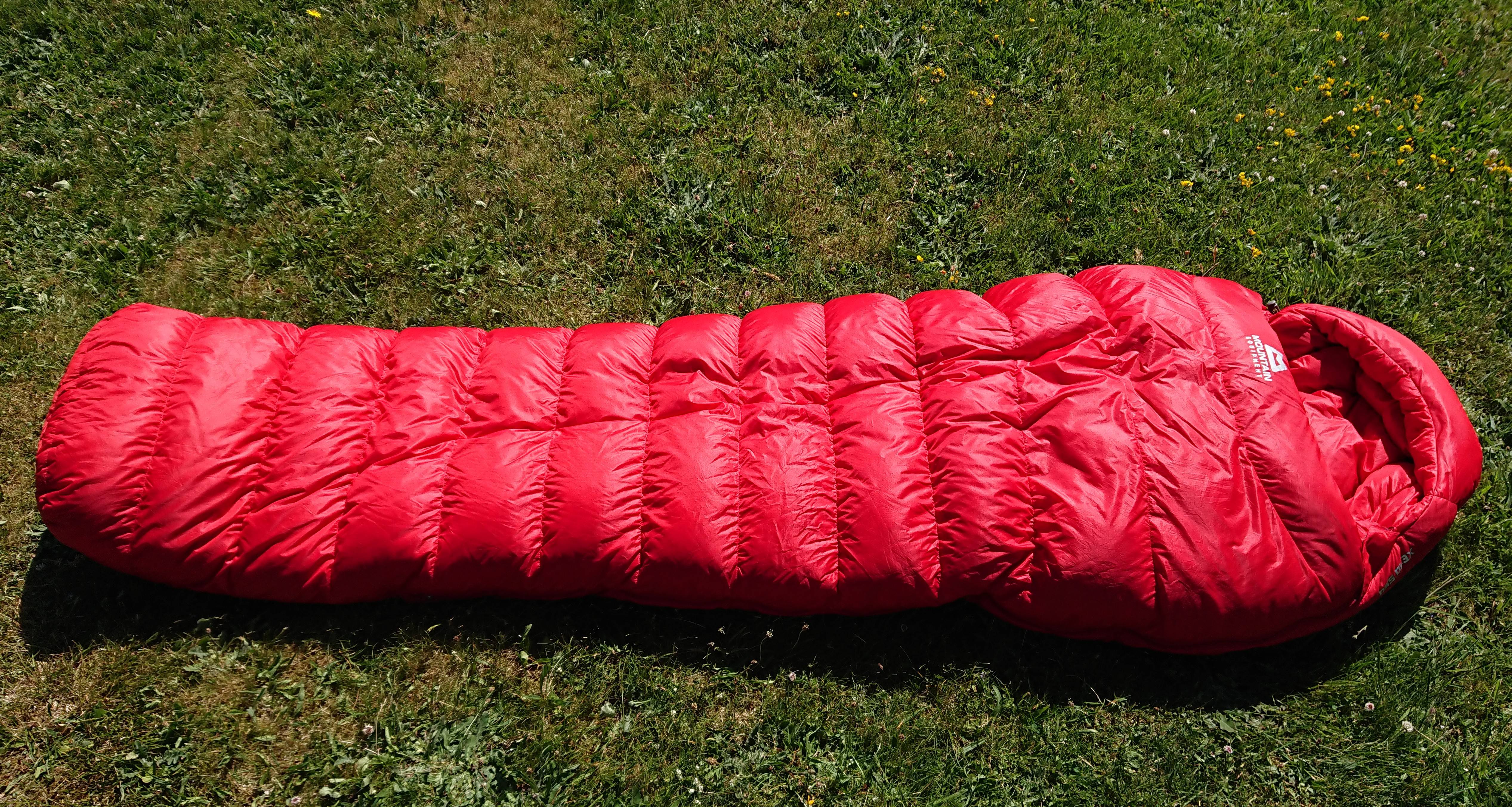 Sold - Mountain Equipment Xero 550 Sleeping bag £155 | www.trek