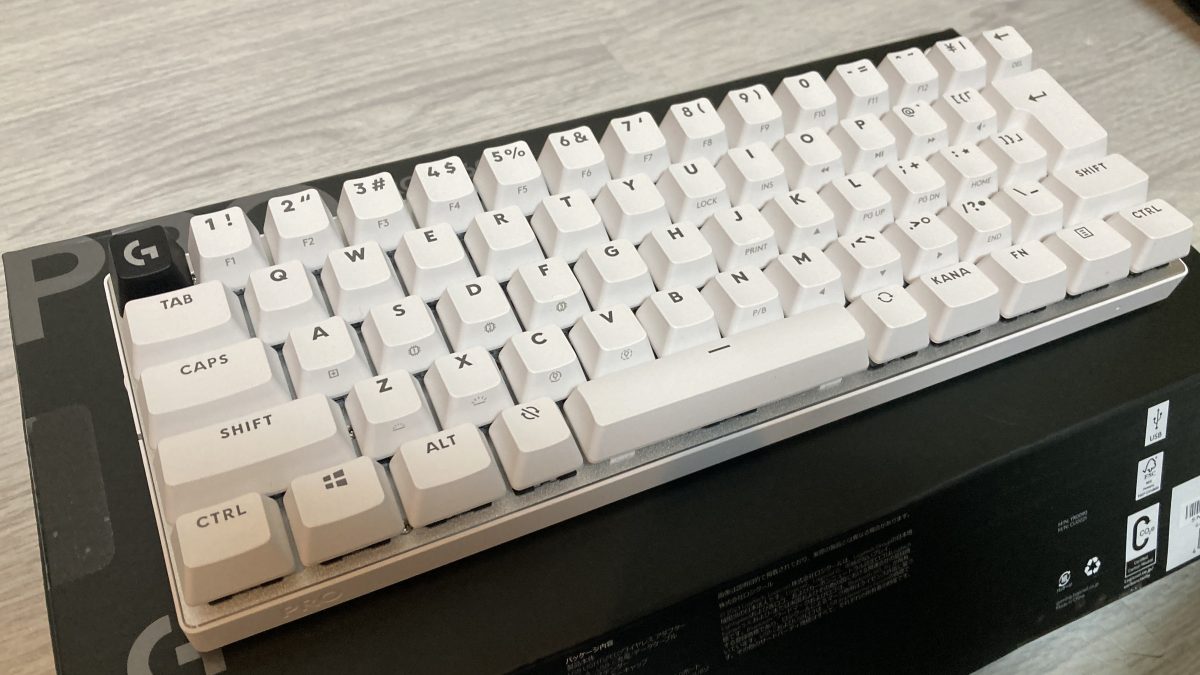 ロジクールG初の60％ワイヤレスゲーミングキーボード「PRO X 60