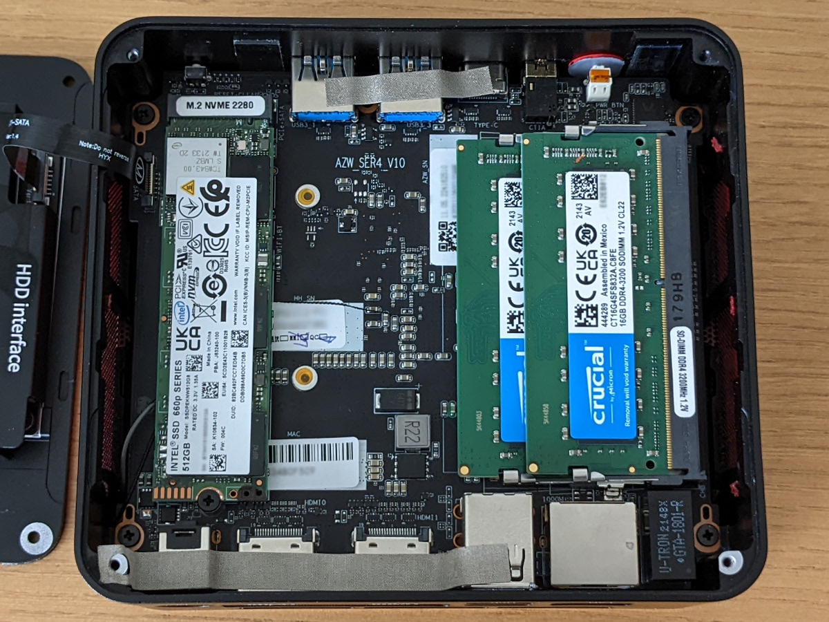 Beelink SER4の実機レビュー － Ryzen 7 4800U搭載、高い筐体品質で