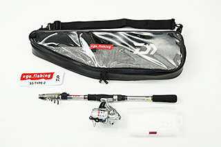 3つのタイプでいろんな釣りが楽しめる入門者に最適なタックルセット