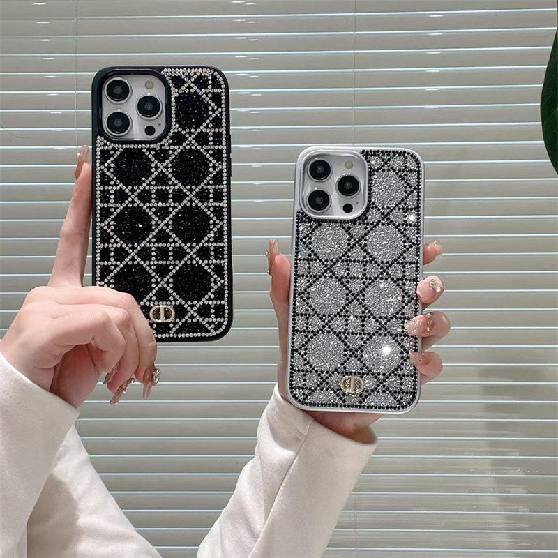 dior iphone ケース キラキラ ディオール カナージュ スマホケース