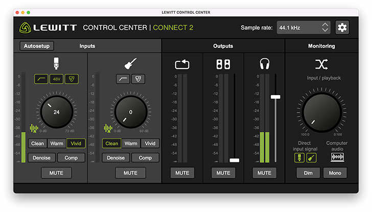 LEWITT、誰でも簡単に理想的なサウンドでレコーディングが行える新世代