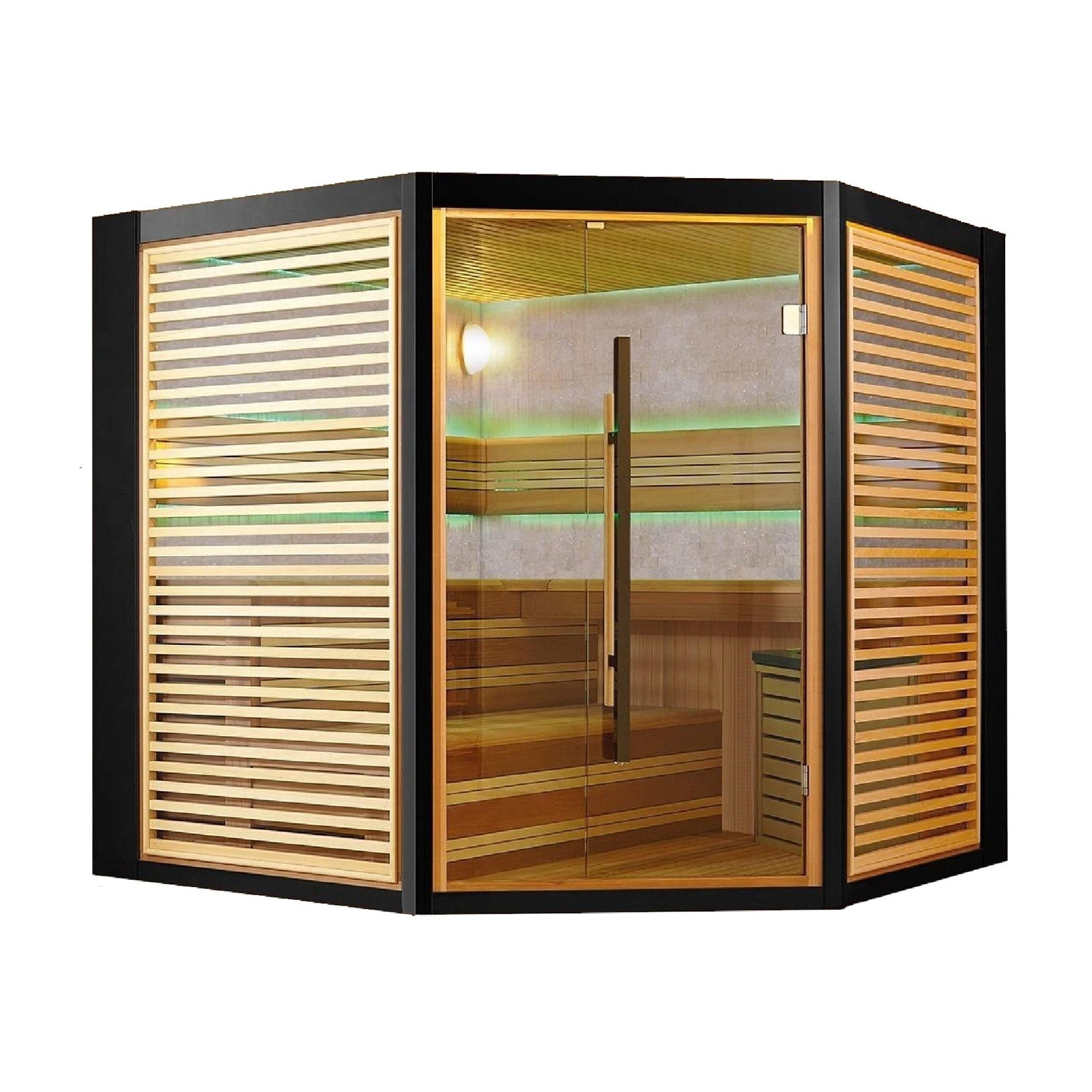 屋内サウナ | 3-4人用 | J-WSD-1403 | コーナータイプ | Bluetooth