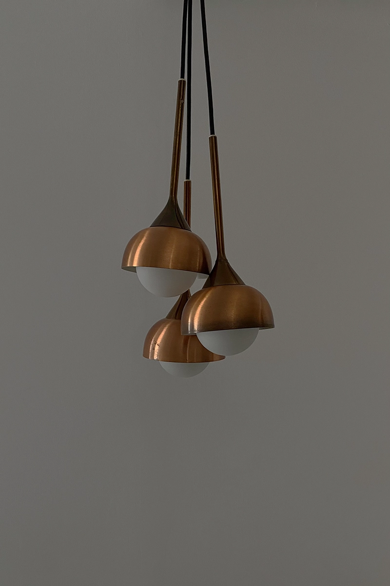 ドイツ ビンテージ 照明 ペンダントランプ 銅製 カッパー | インテリア