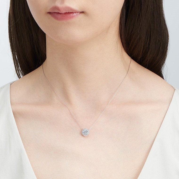L009 ラボグロウンダイヤモンド/ネックレス/1.00ct(プラチナ): SHINCA