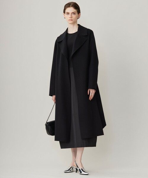 CLASSY.1月号掲載】WoolRever ロングコート （トレンチコート）｜L