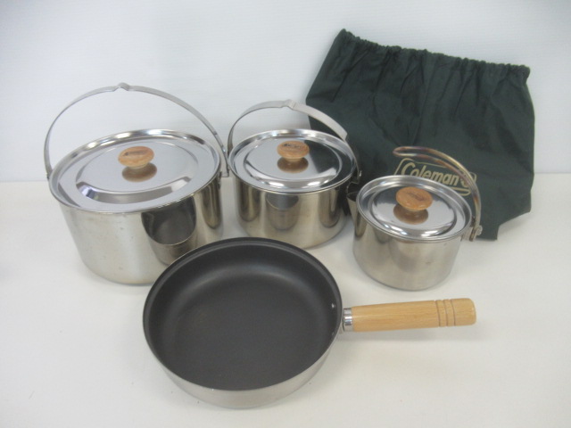ステンレスクッカーセット | アウトドア用品・アウトドアグッズの中古