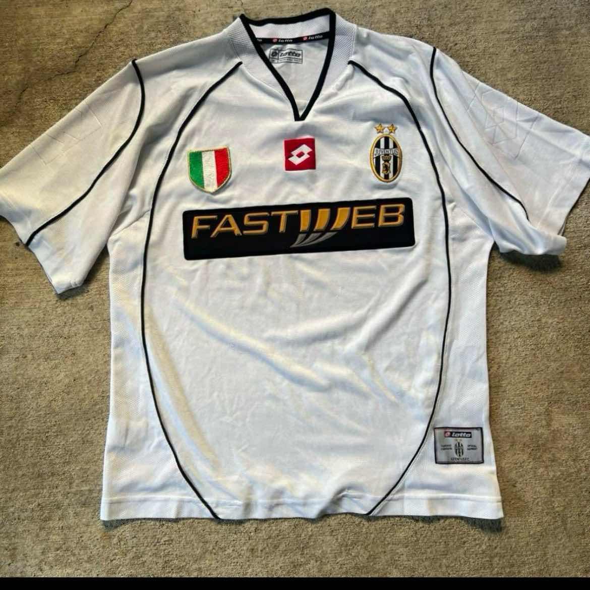 古着通販】古着 ユベントス lotto 2002-2003 ホームユニフォーム