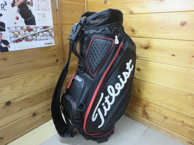 タイトリスト ジェットブラック ツアーキャディバッグ TB9SF9の