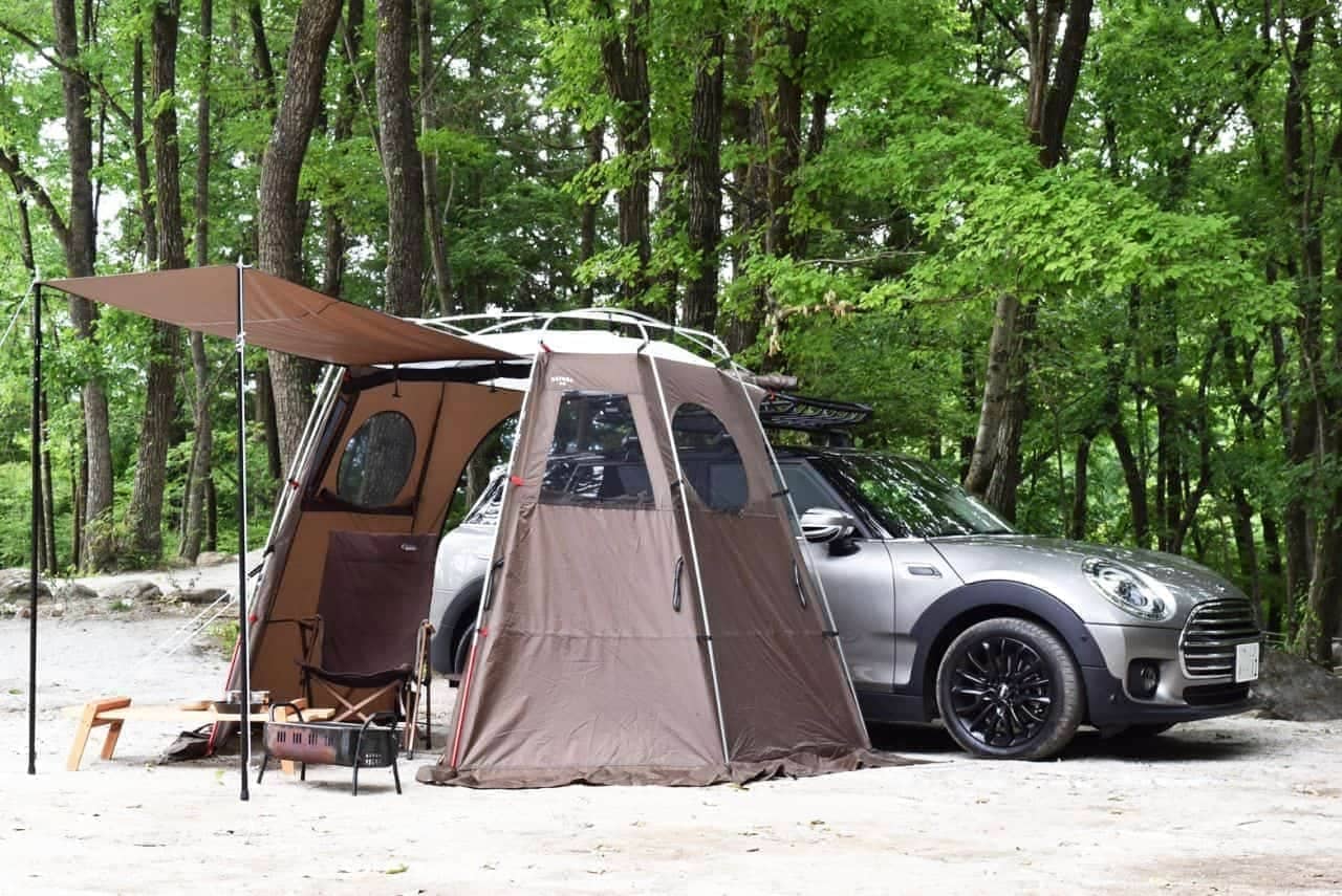 クルマに取り付けて使用するカーサイドタープ「OXford6.0」 コンセプト