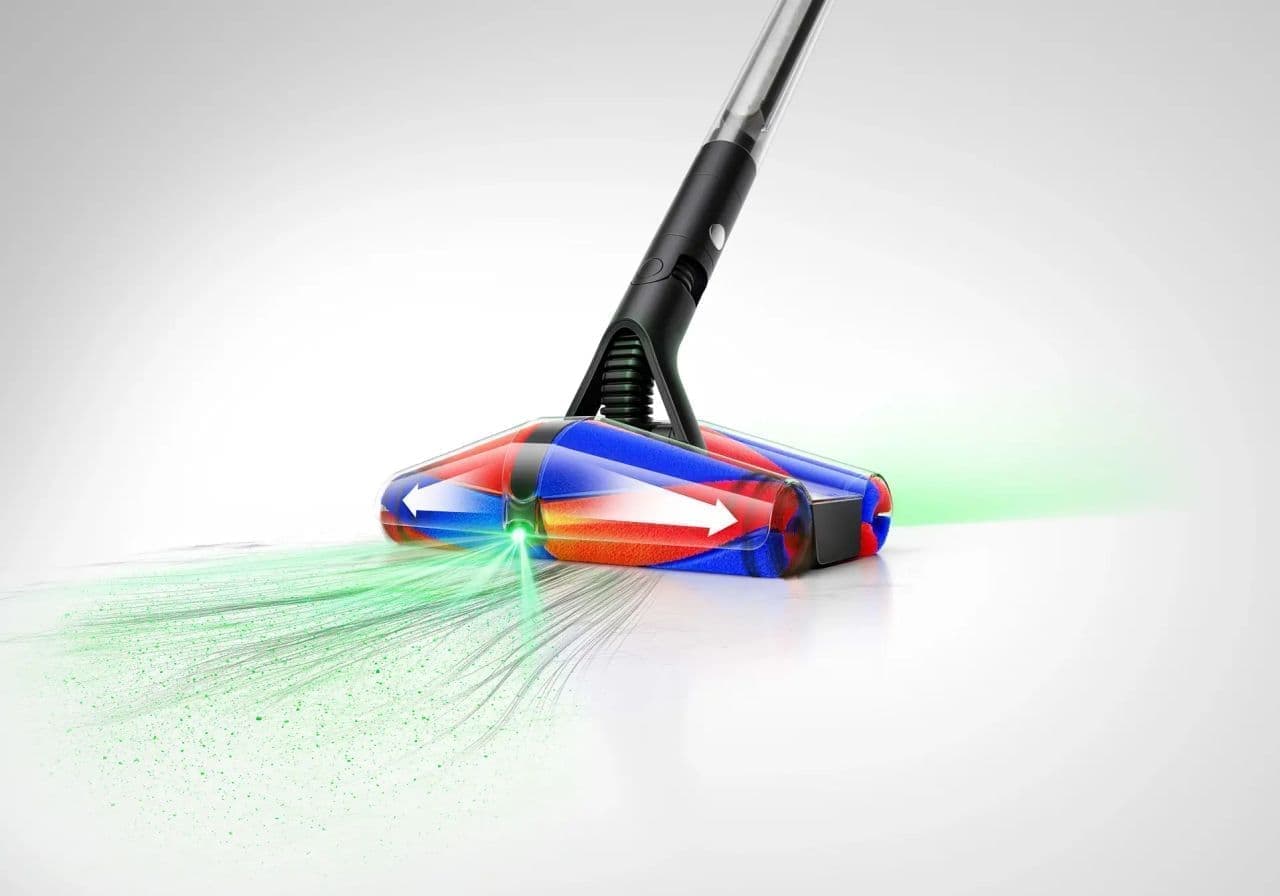 直径38mmの軽量コードレス掃除機「ダイソン ペンシルバック」毛が絡ま