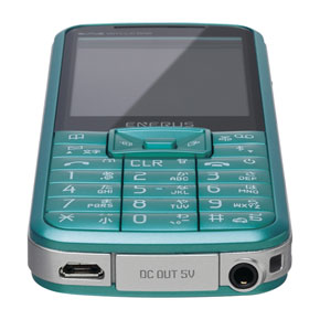 世界初、モバイルバッテリーになるPHS「ENERUS WX03S」：Bluetoothで