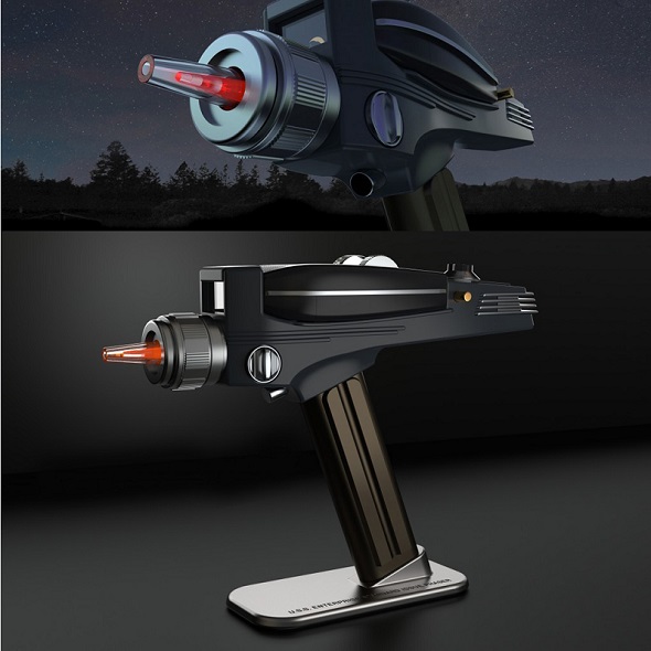 光と音で演出！ スタートレックのフェイザー銃型赤外線リモコンが登場