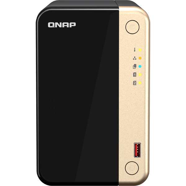 QNAP Intel Celeron CPU搭載 2.5GbE 2ベイ マルチメディアNAS
