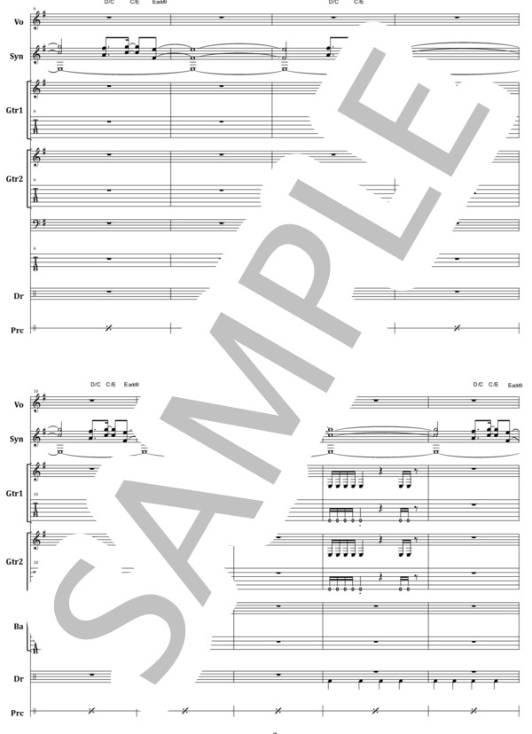 楽譜】DREAM THEATER / METROPOLIS-PARTⅠ:The Miracle and the