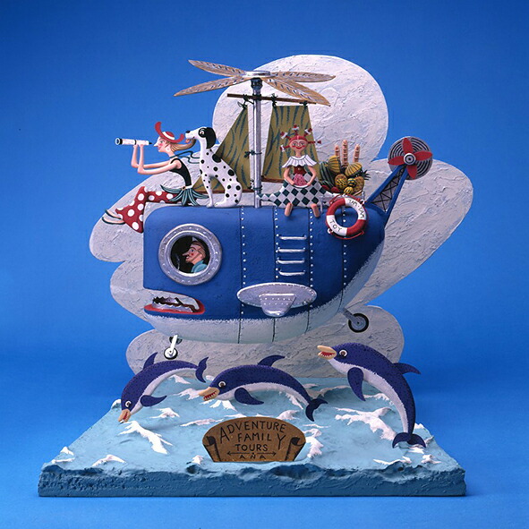 シャドーボックス tam tam toys C-3 ADVENTURE FAMILY|レジンクラフト