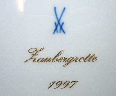 楽天市場】マイセン・イヤープレート 1997年・魔法の洞窟 30cm : 輸入