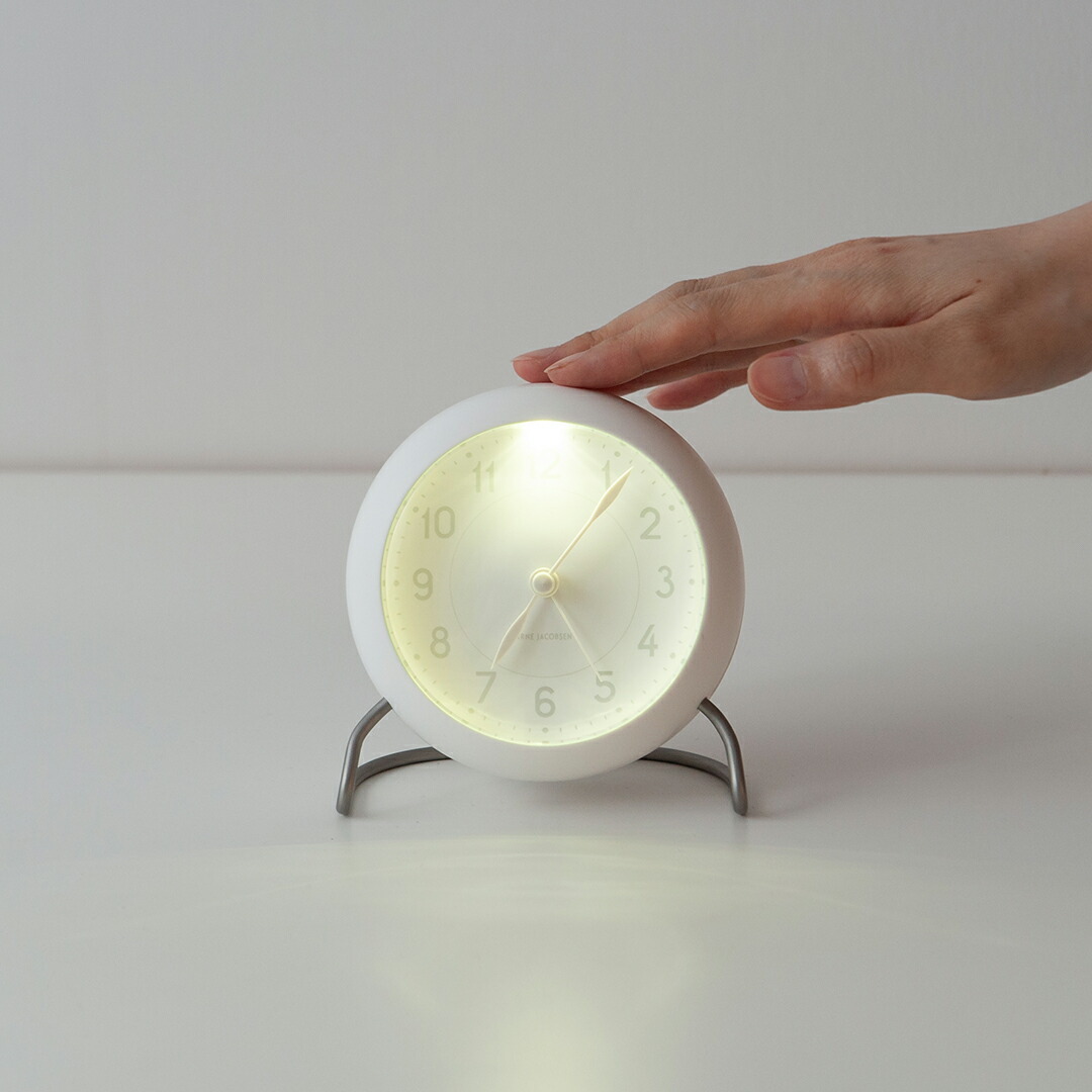 アルネ・ヤコブセン テーブルクロック ステーション ベルビュー