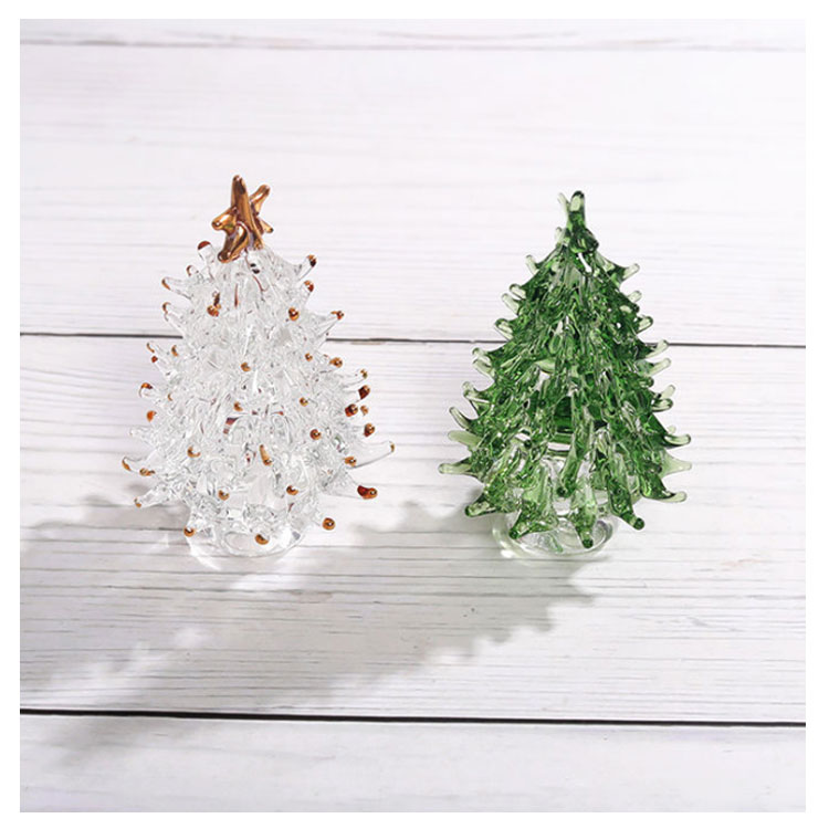楽天市場】ガラス クリア 卓上 ミニツリー 小さめ クリスマスツリー