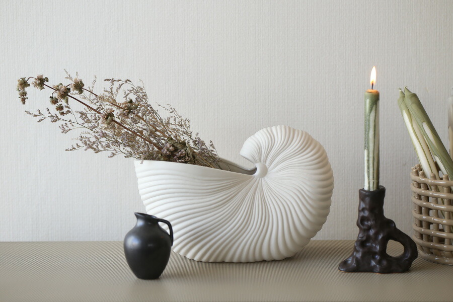 お取り寄せ】Ferm Living (ファームリビング) Shell Pot(シェルポット