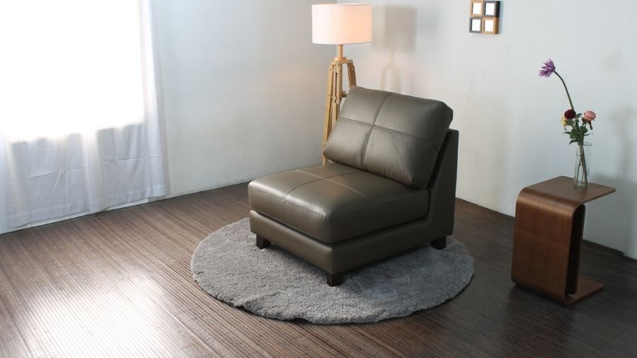 楽天市場】ソファ ソファー 革 レザー 本革 1人掛けソファ アームレス