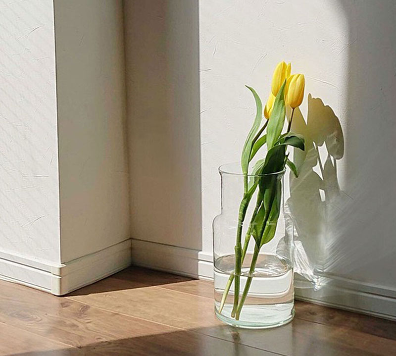 楽天市場】Horn Please リューズガラス フラワーベース 26cm ( 直径