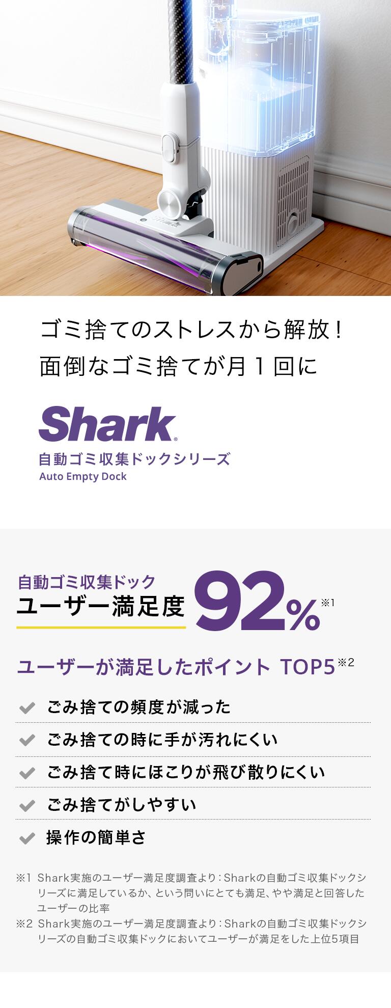 Shark スティッククリーナー＋収納ドック　未開封 Shark スティッククリーナー＋収納ドック 未開封 - メルカリ