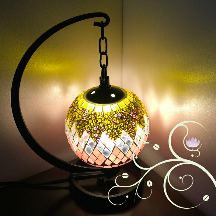 楽天市場】トルコモザイクランプS トルコ ランプ ベッドサイド