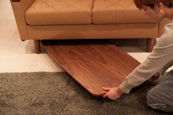 ユアサプライムス.com｜折りたたみ センターテーブル ウォールナット