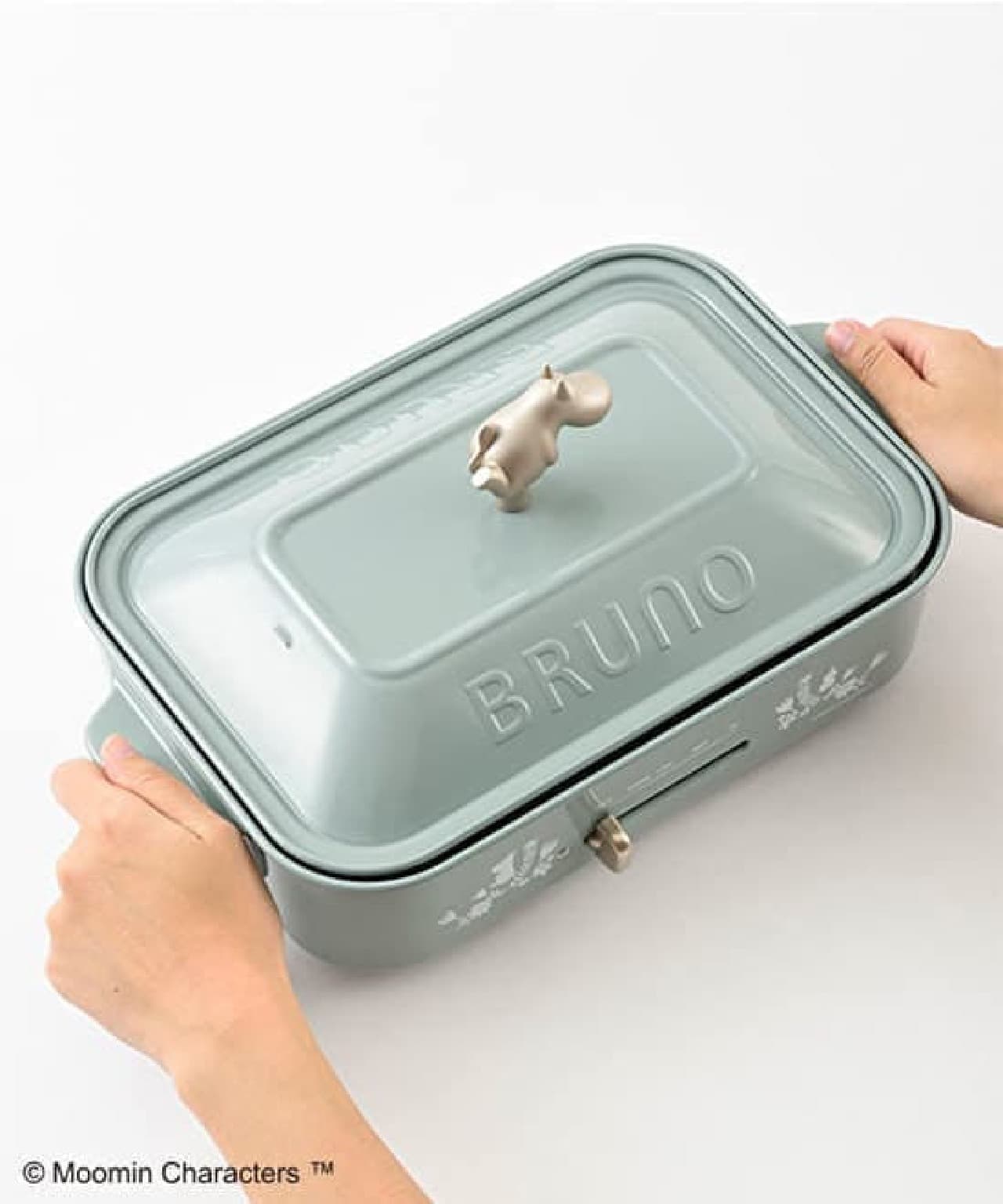 ムーミンの型押しパンケーキが焼けるホットプレート、BRUNO（ブルーノ