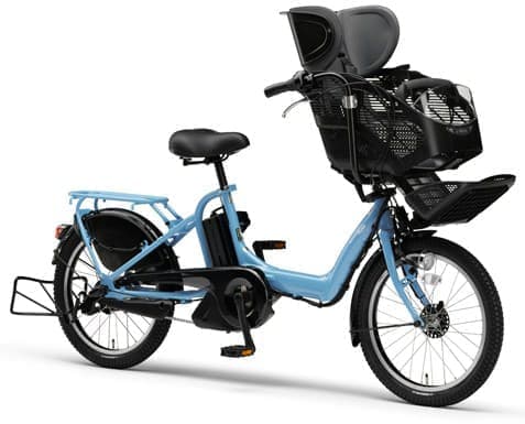 幼児を2人乗せられる電動アシスト自転車、ヤマハ「PAS シリーズ」2015