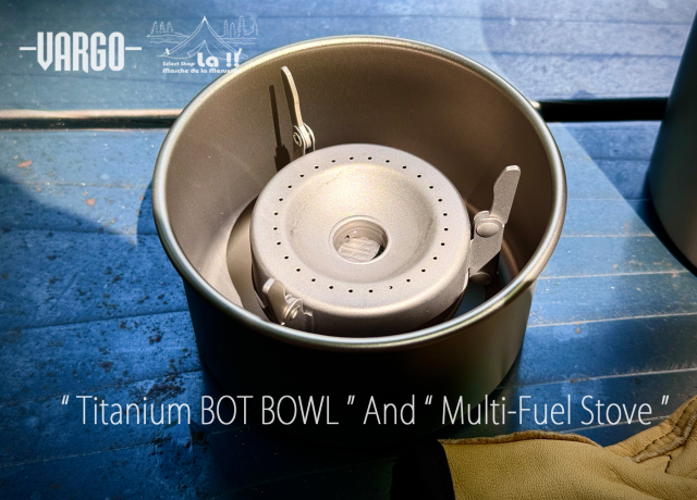 Vargo 】ヴァーゴ Titanium BOT BOWL チタニウムボットボウル UL 400ml