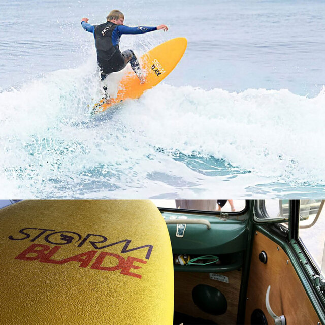 ソフトボード ショートボード 6'6”ストームブレード クアッドミッド