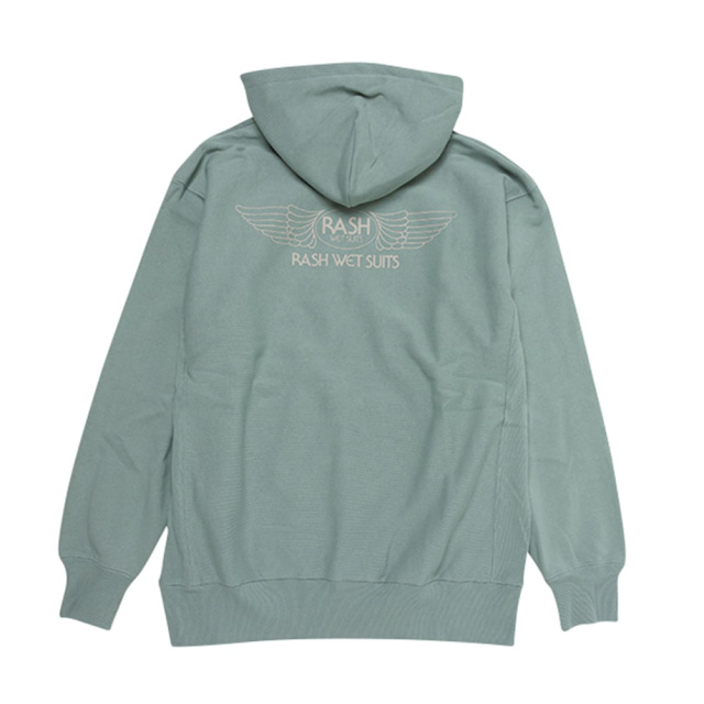 2025 RASH ラッシュ 羽バック プルオーバー パーカー メンズウェア